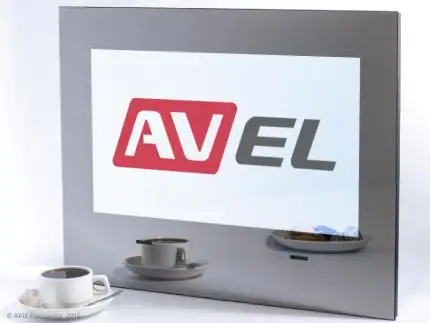 21.5 &quot Телевизор для кухни (встройка в шкаф) AVS220K (цифровой тюнер DVB T/T2). Черная