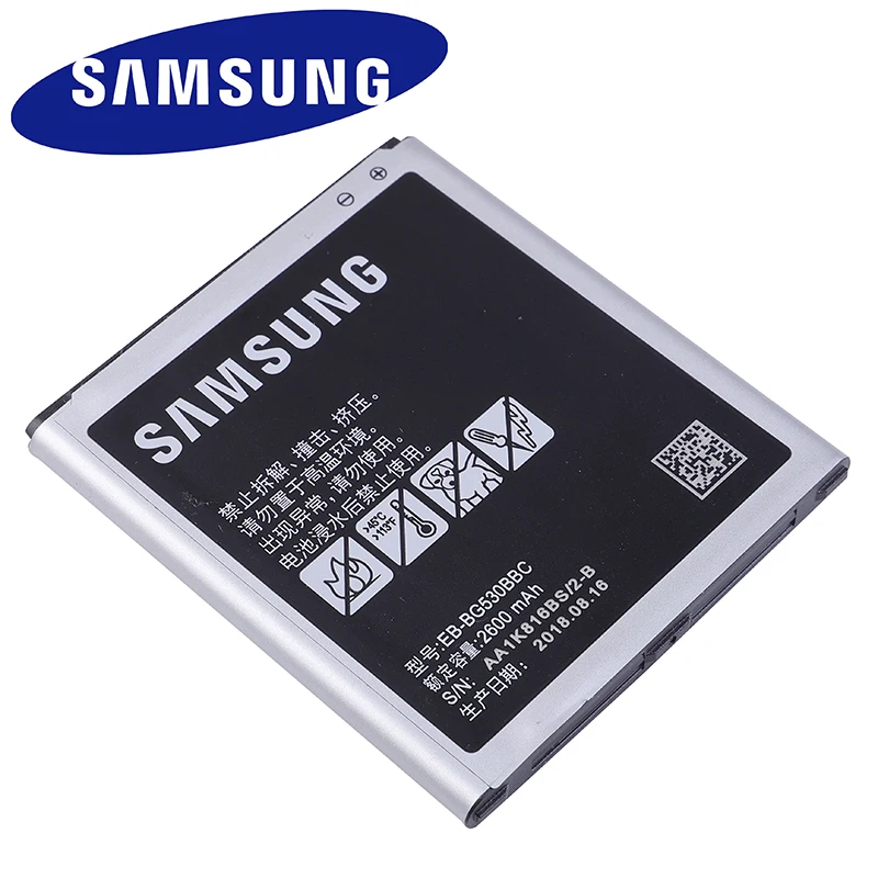 G5308W G530 G530H G531F оригинальная EB-BG530CBE Samsung Galaxy Grand Prime J3 2016 J320F j2 prime J5 2015 2600 мАч |