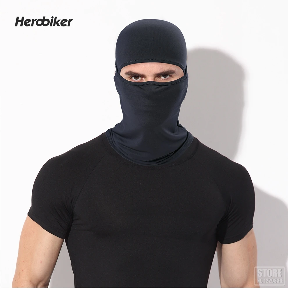 HEROBIKER новая зимняя Балаклава мотоциклетная маска для лица из лайкры Байкерская штормовка Лыжная маска ветрозащитная мотоциклетная маска