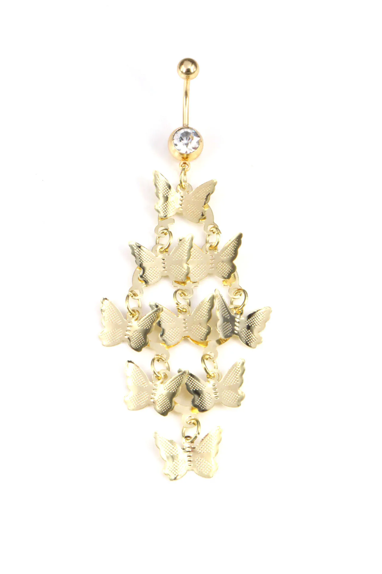 Нержавеющая сталь ногтей кисточкой кольца пупка пряжки человеческое кольцо для