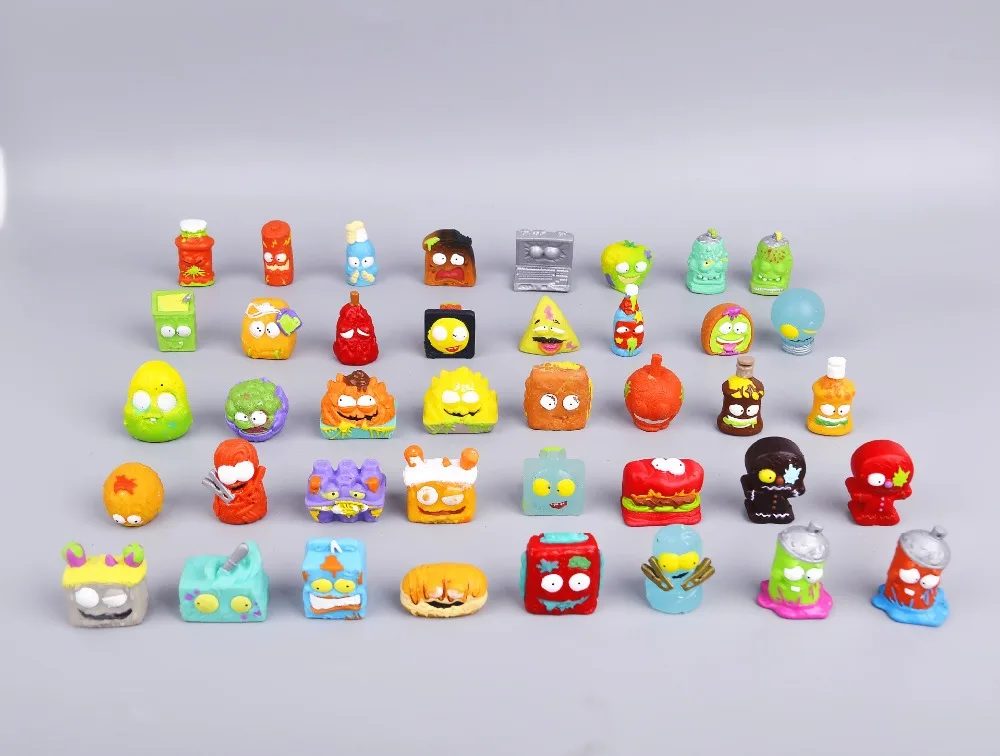 Grossery Gang Action Toy фигурки мусора Аниме Кукла дети игра модель куклы рождественский