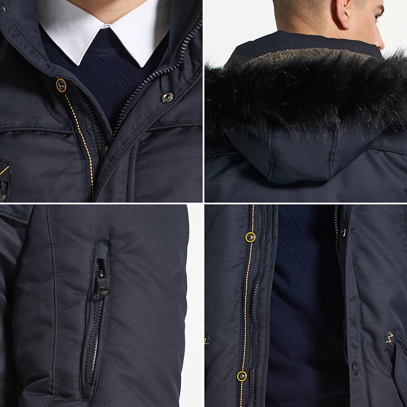 Хай Ю Cheng Мех животных съемный капюшон теплая зимняя куртка Анорак ветрозащитный