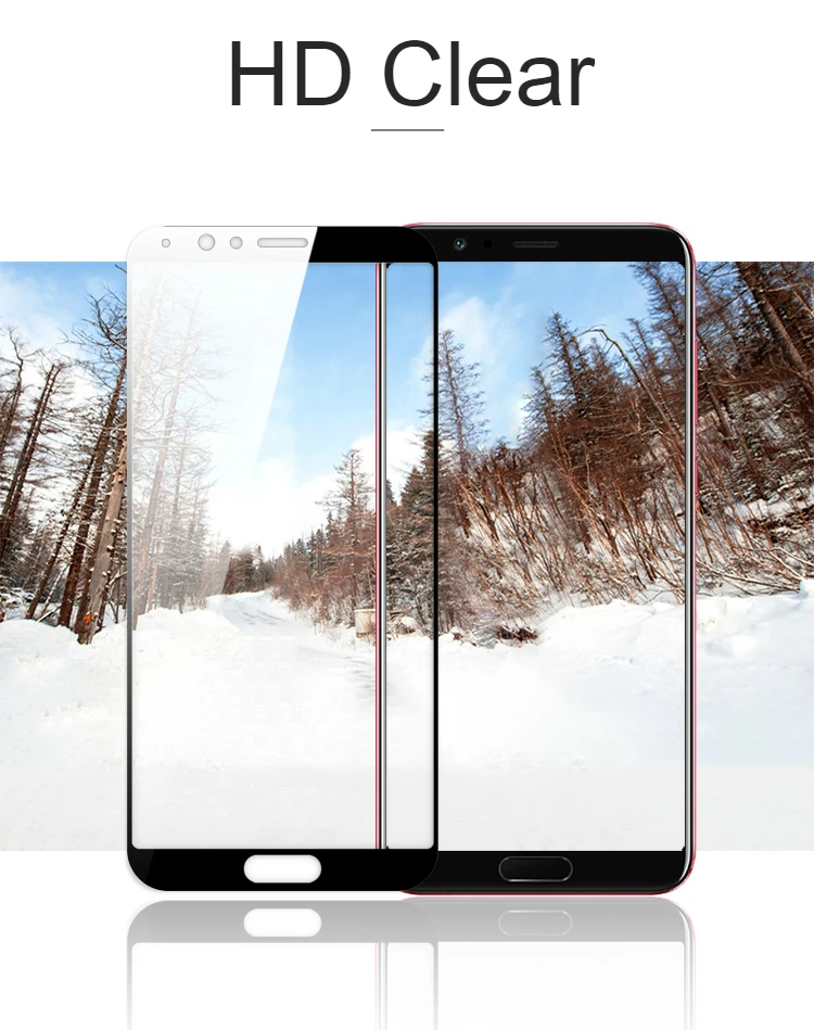 Закаленное стекло для Huawei Honor V10 9Lite Enjoy 7S полное покрытие 9H закаленное защита