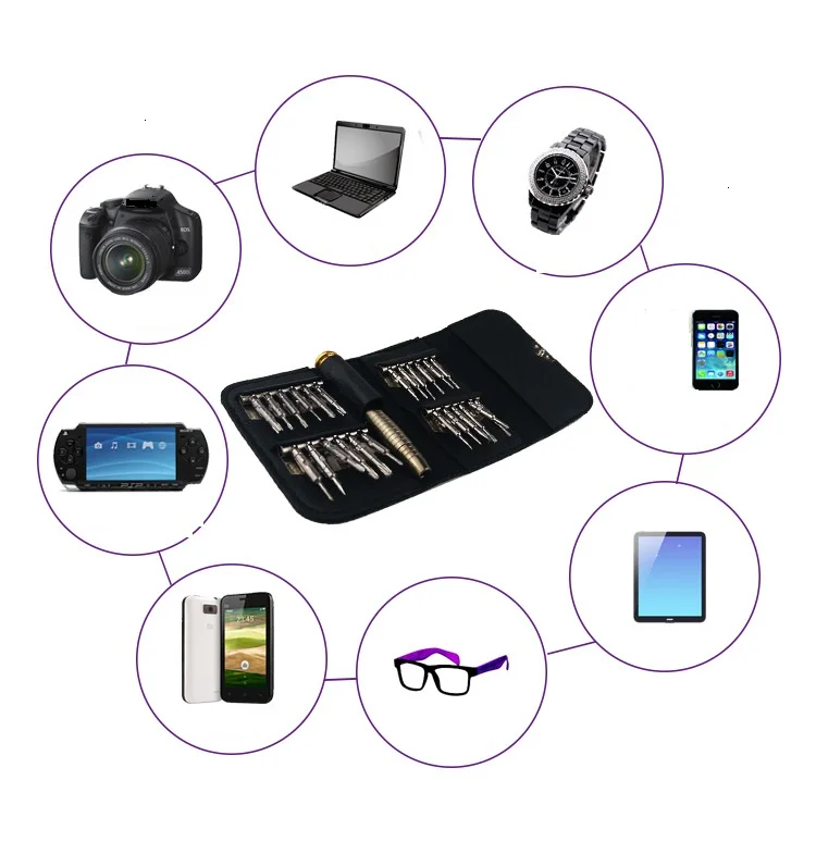 1 Набор 25 в отвертка инструментов для ремонта Iphone Watch Tablet PC набор открывания