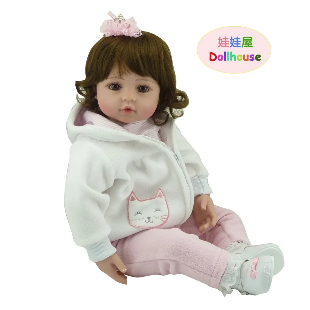 Кукла реборн силиконовая виниловая 22 дюйма 55 см|baby reborn dolls|doll rebornreborn dolls |