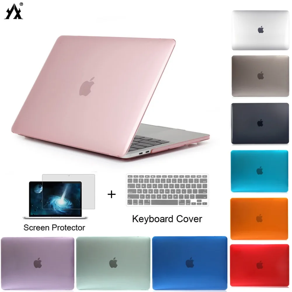 Чехол для ноутбука Apple macbook Air Pro retina 11 12 13,3 15 Touch Bar ID A2159 для macbook New Air 13 A1932+ чехол для клавиатуры