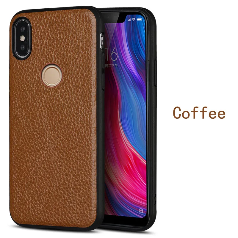 Coffee Чехол для телефона для Xiaomi mi 8 9se 9T A1 A2 A3 lite чехол для Max 3 mi x 2s 3 с зернистой текстурой для Samsung Note 5, 6, 7, Pro крышка - Цвет: Coffee