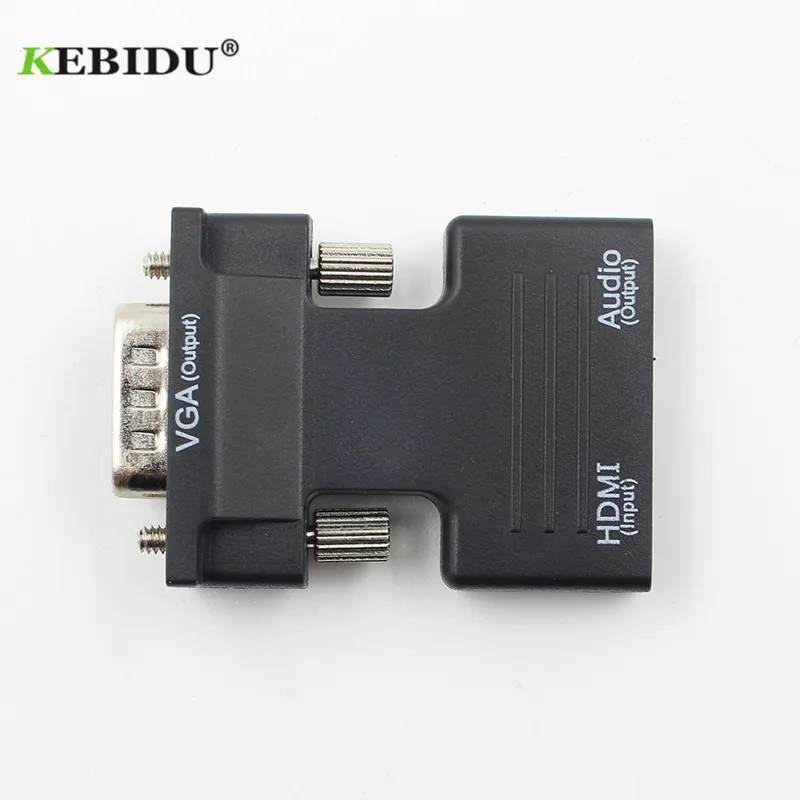 Адаптер kebidu 1080P для ПК ноутбука ТВ приставка проектор цифровые аналоговые аудио и
