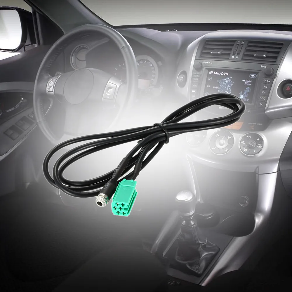 

KKmoon Car Style Female CD AUX-IN Cable Music Audio Adapter Cable for Renault for Cars