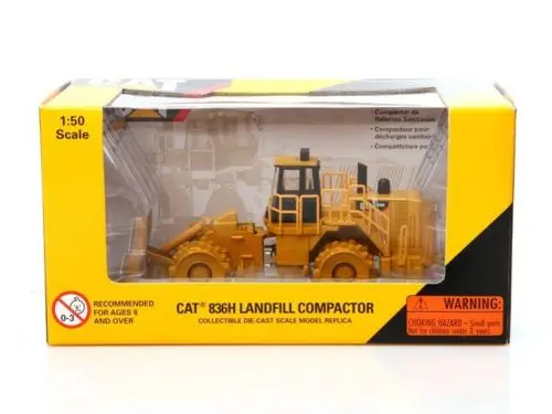 Редкая литая игрушка модель Norscot 1:50 Caterpillar CAT 836H уплотнитель для свалок Инженерная