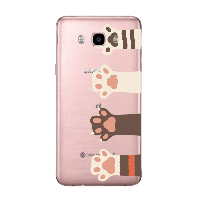 Fox Soft Clear TPU Phone Case For Samsung J3 J5 J7 S6 S7 S8 note8 A3 A5 C7 J2prime Dog Panda Cat Printed Bag Cover Free Shipping | Мобильные