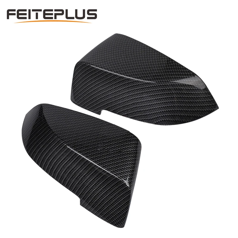 Car Carbon Fiber Water Transfer Rearview Mirror Lamp Cover For BMW 5Series F18 F10 2010-2017 | Автомобили и мотоциклы