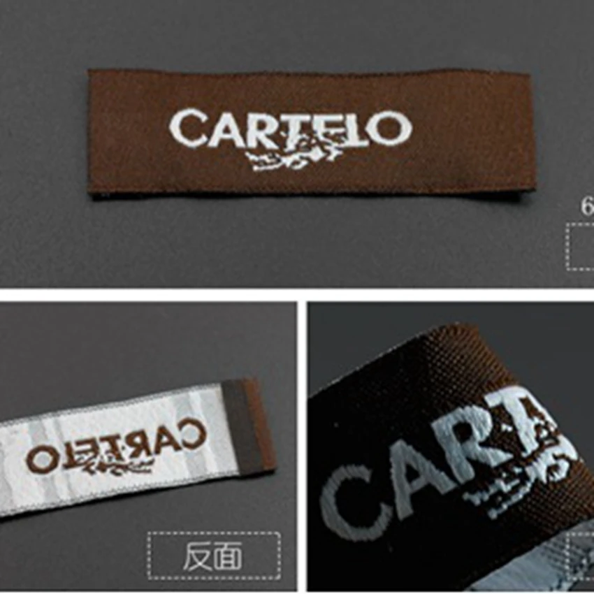 ZeQi бирки для одежды на заказ этикетки тканые брендовые с логотипом | Дом и сад