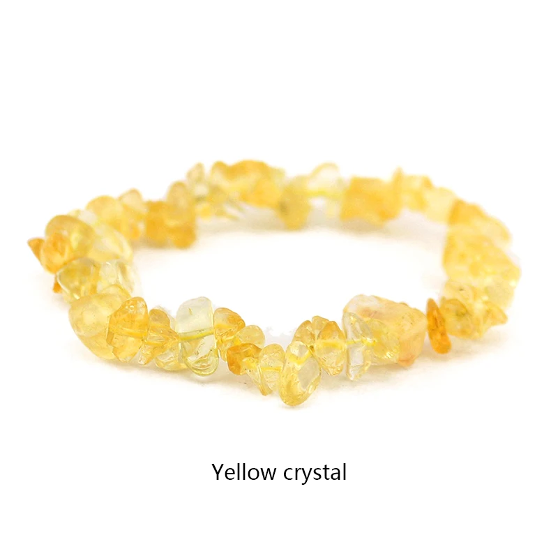 Женский браслет с кристаллами гравия из натурального камня|bracelets & bangles|crystal natural