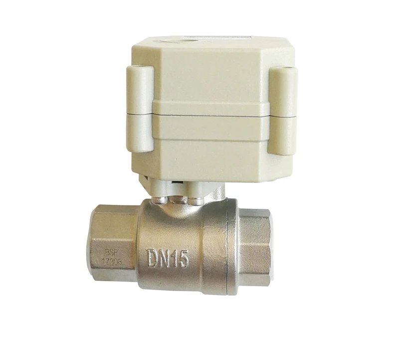 Цай вентилятор электрический шаровой кран 1/2 ''DC5V/12 V/24 V SS304 2/3/5 /7 провода электрические клапан воды 2 way BSP/ДНЯО с ручной донастройкой