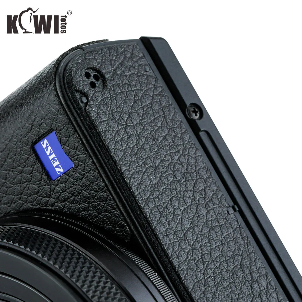 KIWIFOTOS KS RX100VIL камера кожаная декоративная наклейка для sony RX100 VI с влажной чистящей
