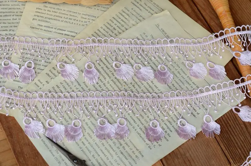 2017 Горячая Распродажа кружевные аксессуары мелкая Водорастворимая фиолетовая