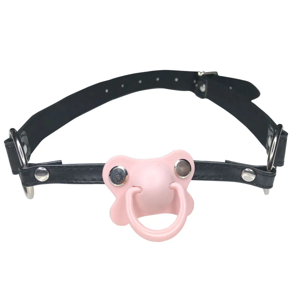 DDLG/ABDL соска для взрослых детей кляп черный