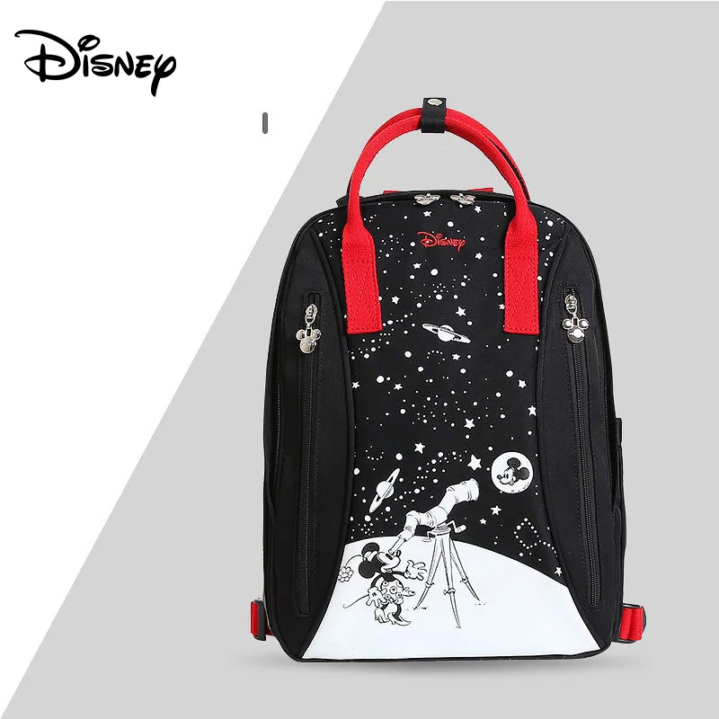 Disney Милая водонепроницаемая сумка для подгузников, бутылочки для кормления, дорожный рюкзак, детские сумки для мамы, сумка для хранения, сумки для мам