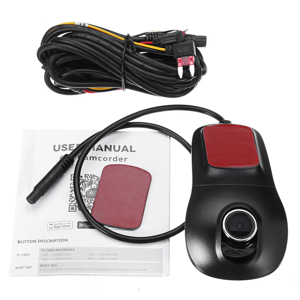 170 градусов широкоугольный HD WiFi Автомобильный видеорегистратор цифровая