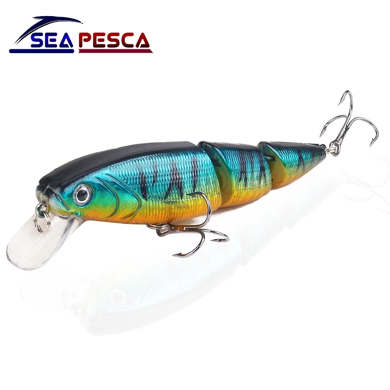 SEAPESCA шарнирная рыболовная приманка 110 мм 14 5 г Гольян жесткая Приманка Crankbait