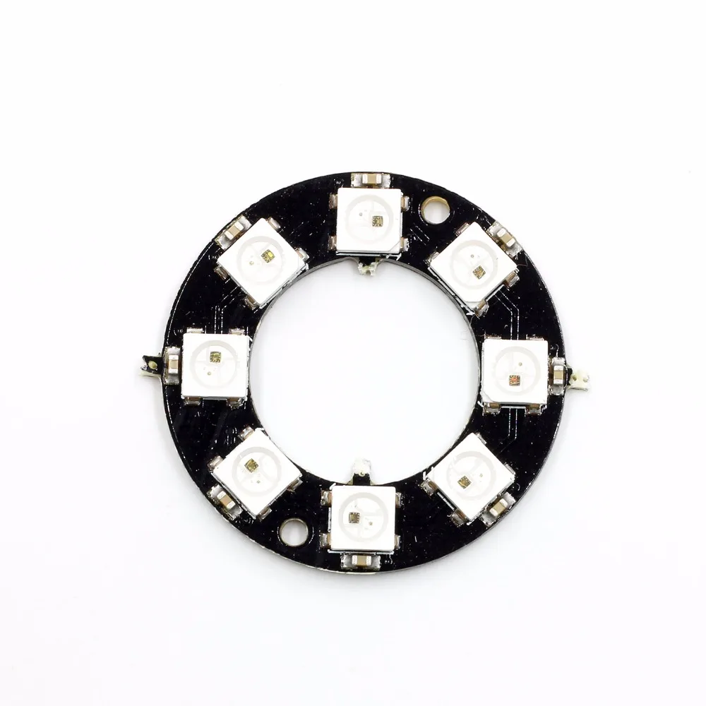 8 бит WS2812 5050 RGB светодиодный светильник кольцо со встроенными драйверами для arduino