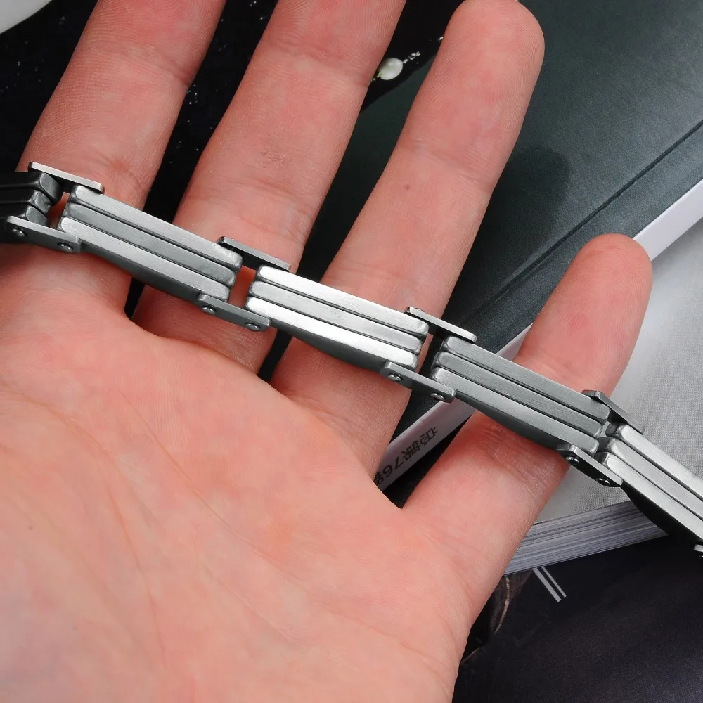 Мужской браслет цепочка TrustyLan из полированной нержавеющей стали модный