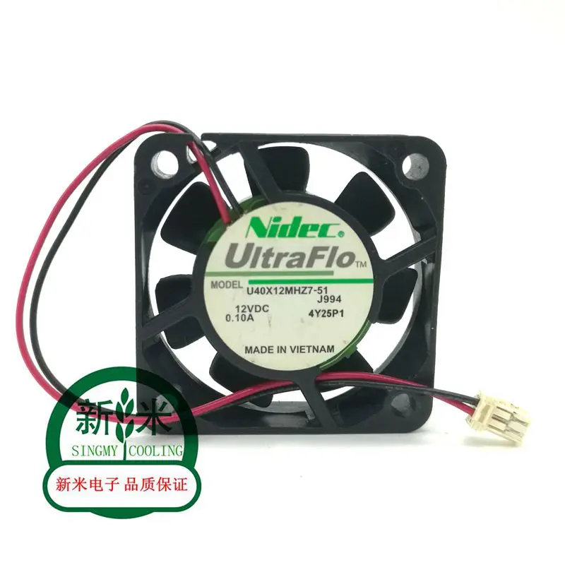 Б/у NIDEC U40X12MHZ7-51 3D принтер dc12V 4 см 40 мм 4010 Вентилятор охлаждения