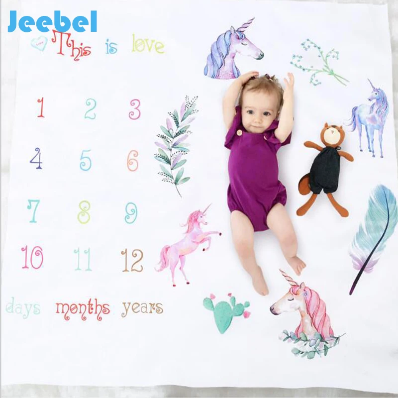 Jeebel Единорог фото фон одеяло для маленьких мальчиков и девочек дети