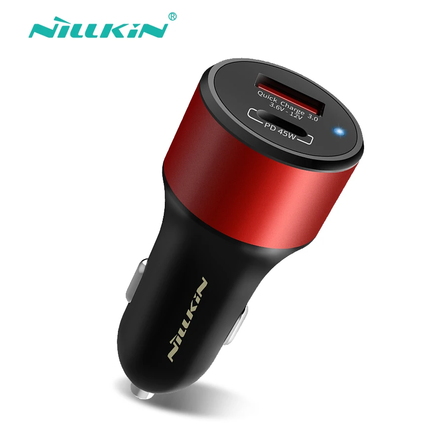 Автомобильное зарядное устройство NILLKIN PD адаптер для быстрой зарядки USB 3 0
