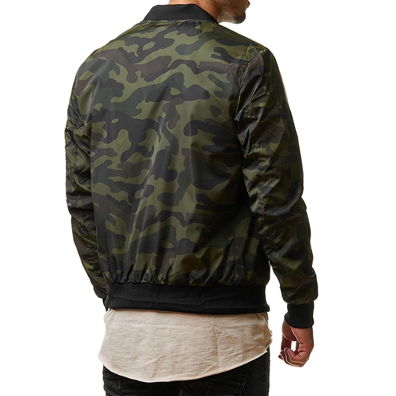 Весенняя камуфляжная Военная армейская куртка Мужская тонкая бомбер ветровка