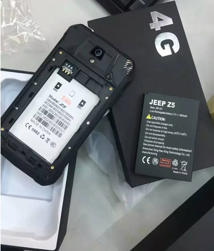 Jeep Z5 батарея 4000mah 3,7 V для Jeep Z5/5,0 дюймов Анти-шок 3g WCDMA сотовый телефон