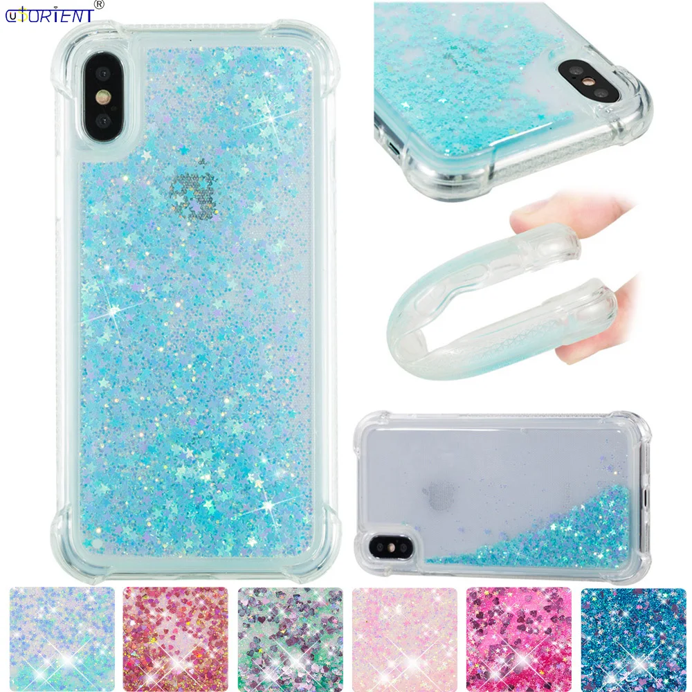 Блестящий чехол для Apple iPhone X XS Max XR Мягкий Силиконовый противоударный телефона S R