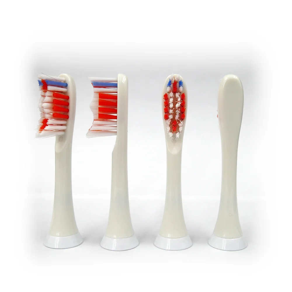 4 шт Съемные насадки для зубной щетки HX3014 для Philips Sonicare ProResults HX6013/66 HX6930 HX9340 HX6950 HX6710 HX9140 HX6530