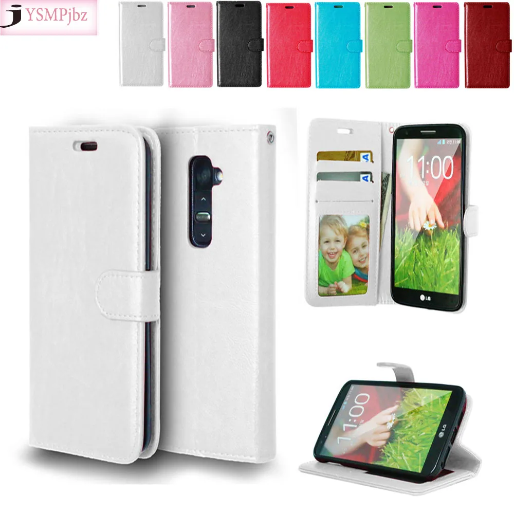 Для LG G2 D801 D802 чехол однотонные кожаные модные чехлы для мобильного телефона G 2 D 802