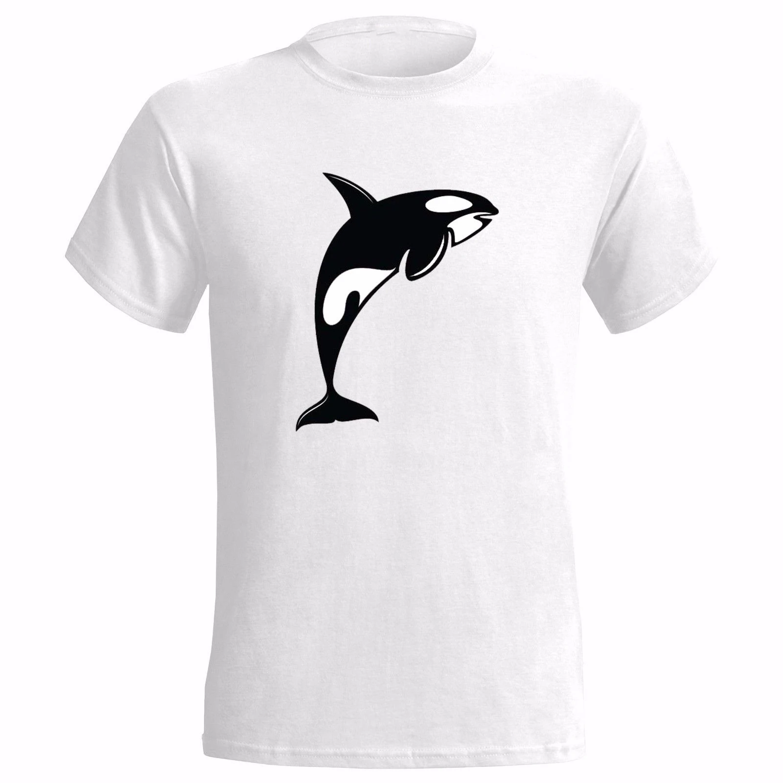 ORCA дизайн мужская футболка убийца КИТ дикая природа Морская жизнь киты сохранить