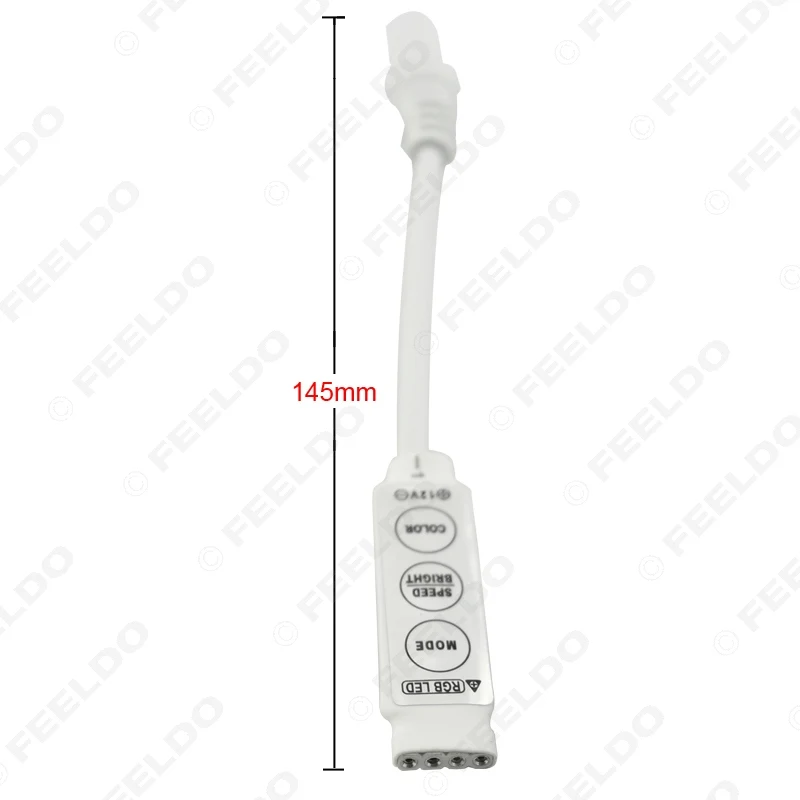 FEELOD 1 шт. 4Pin Светодиодная лента Flasher Модуль Flash Strobe контроллер DC Женский адаптер
