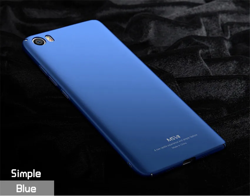 Mi 5 mi 5S чехол Msvii матовый чехол для Xiaomi mi 5 mi 5S Pro Чехол Xio mi 5X mi 5X Hrad PC чехол для Xiaomi mi 5S mi 5 S Чехол для телефона s