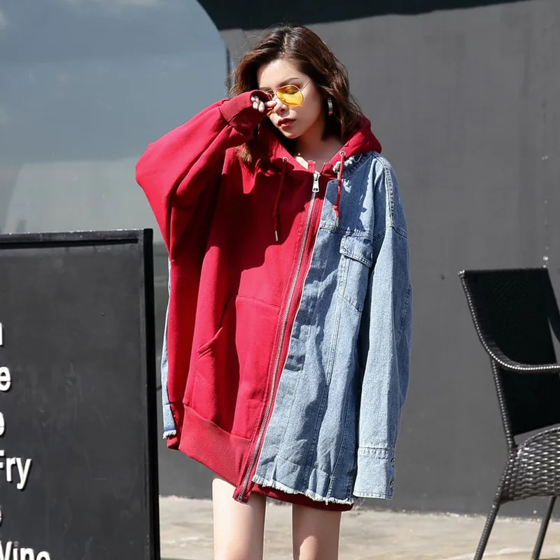 Тренд сеттер 2018 Сезон весна осень В стиле Харадзюку соединенный внакрой деним