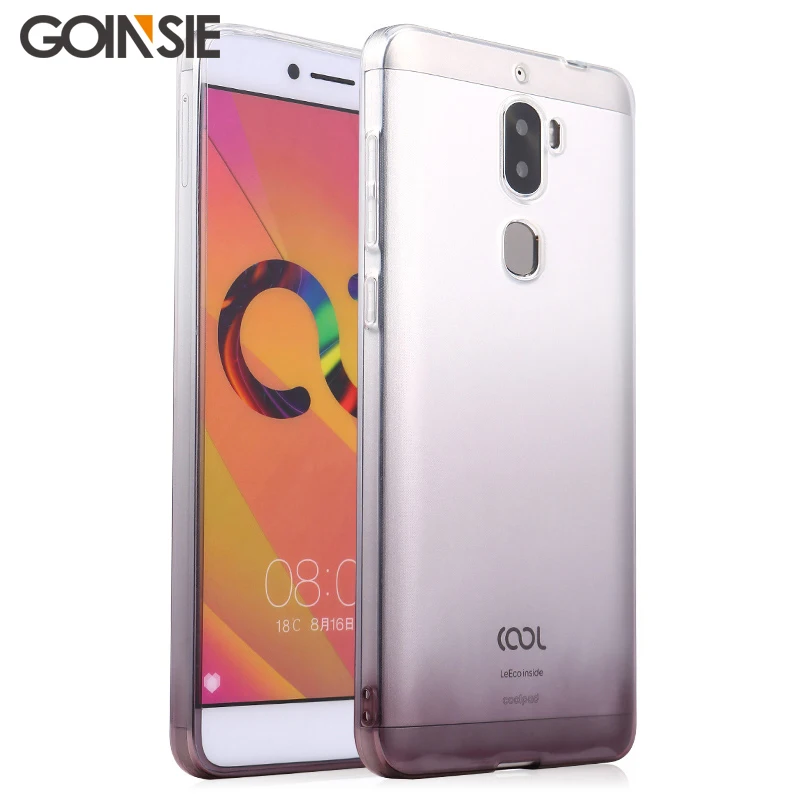 Милый чехол для телефона Letv Leeco Cool 1 чехол силиконовый чехол 5,5 дюймов мягкий прозрачный чехол из ТПУ для Coolpad Cool1 Dual - Цвет: Gradient Coffee