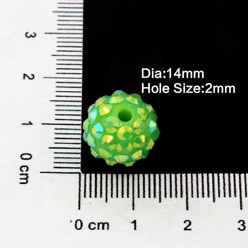 NiceBeads 10 шт. 14 мм AB цветные бусины-стразы бусины-Смола Стразы бусины для женщин браслет ожерелье Изготовление ювелирных изделий