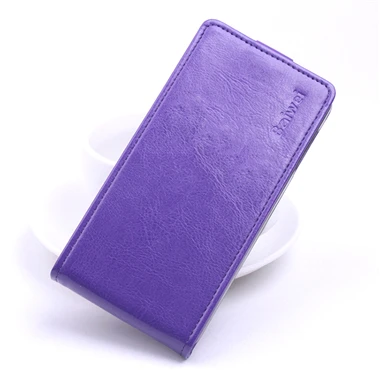 Модные 9 Цвета чехол для телефона для Samsung Galaxy J1 J120 J120F Флип кожаный Cove чехол 4,5 дюймов Вертикальная задняя крышка - Цвет: Фиолетовый