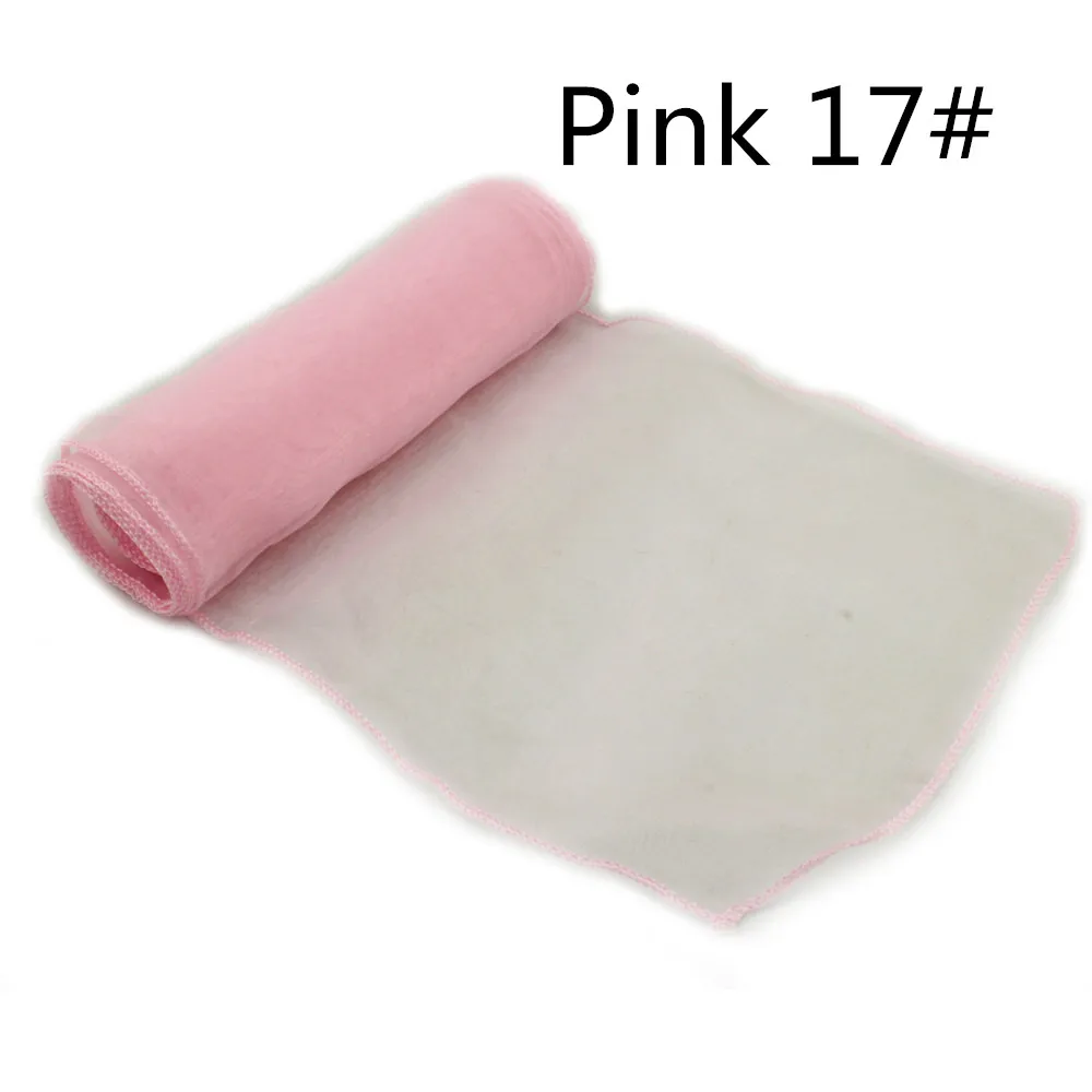 Pink Лучшая, 50 шт. фиолетовые ленты для стульев из органзы, украшения для свадебной вечеринки, Акционная цена, лучшее качество, на заказ, галстук для стула с узлом - Цвет: Pink
