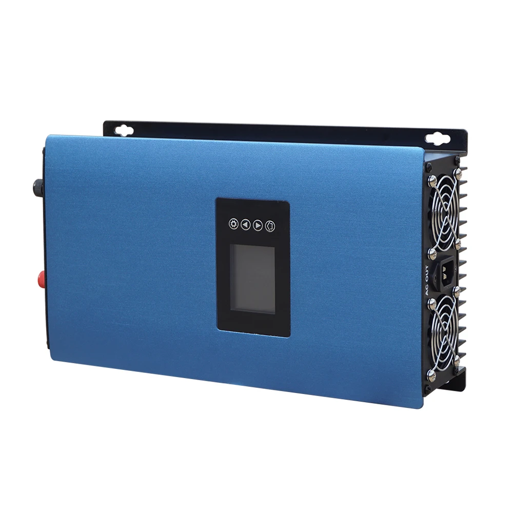 ECOworthy 1000 W Постоянный ток 45-90 V/DC 22-65 V сетки галстук инвертора Мощность инвертор автоматический переключатель LCD MPPT Функция с немодулированным синусоидальным сигналом для солнечной Мощность системы