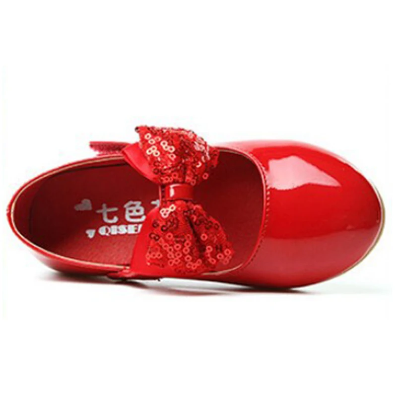 Детская кожаная Свадебная обувь с бантом и цветочным принтом новинка 2019 |