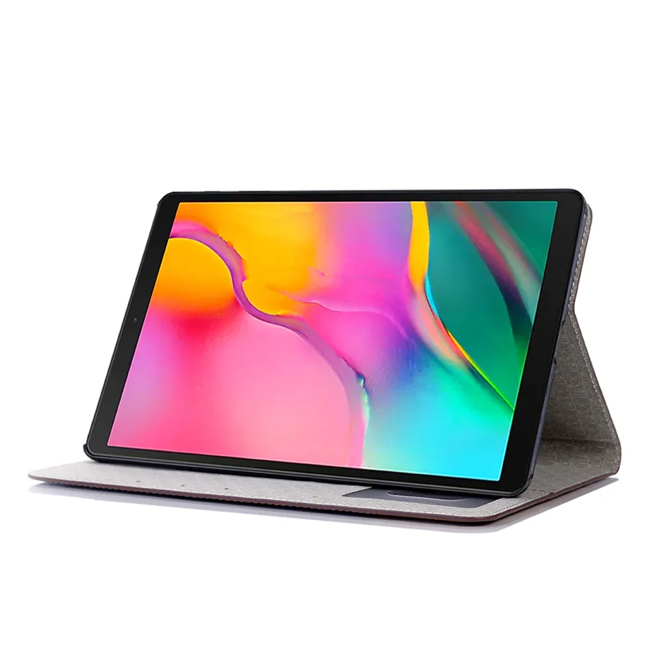 Чехол для Samsung Galaxy Tab A 10 1 2019 дюйма T510 T515 искусственная кожа|Чехлы планшетов и