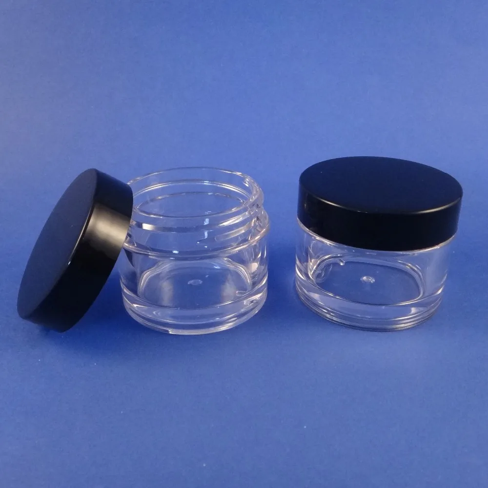 Косметическая банка крышка крем макияж путешествия BPA бесплатно 2 OZ Прозрачный PETG