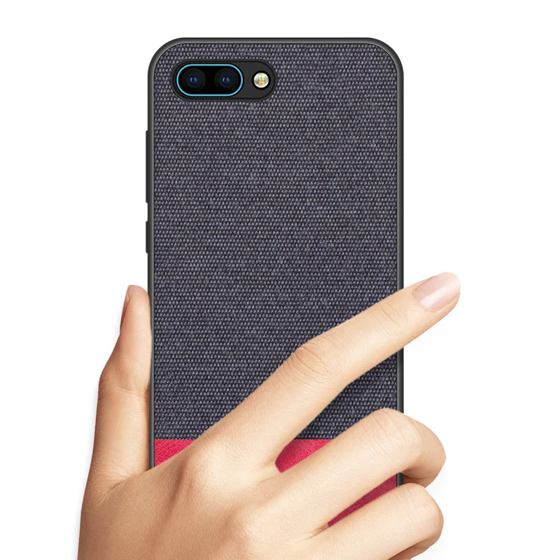 Для Huawei Honor 10 чехол мягкий силиконовый край роскошный тканевый для 8X Max 8C Note 9 9i