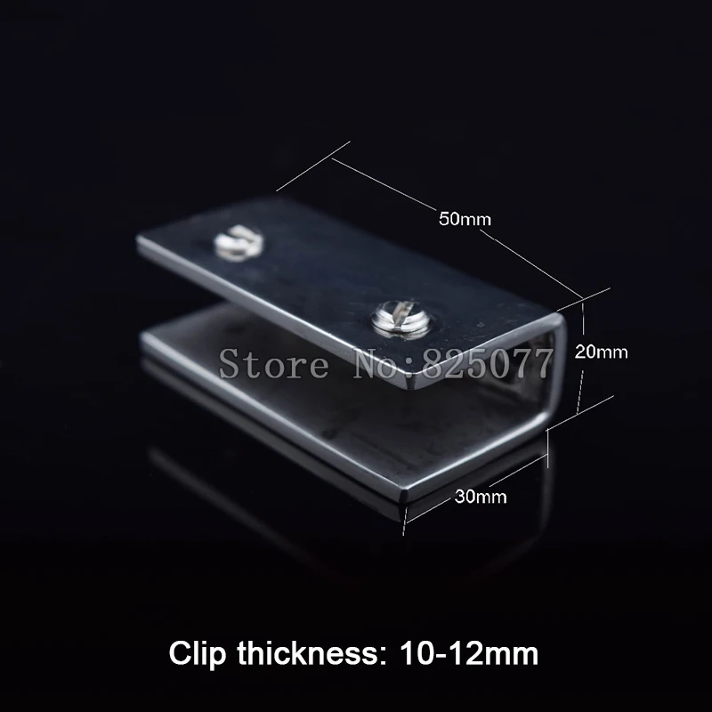 Оптовая продажа 100 шт. регулируемые стеклянные полки кронштейны держатель зажим