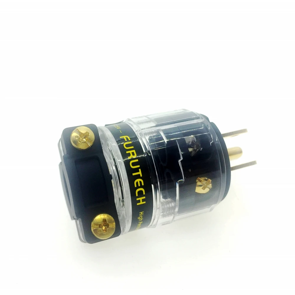 FURUTECH FI-11M(Cu)/FI-11 Cu вилка усилителя мощности звуковых частот 24K позолоченный IEC разъем 15A/125 В Hifi матыхур hi-Fi